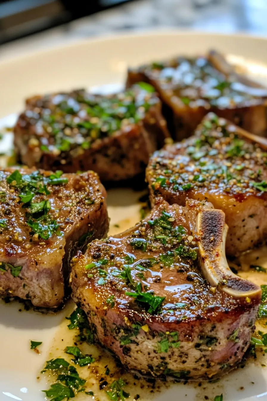 Mediterranean Herb-Crusted Lamb Chops recipe photo