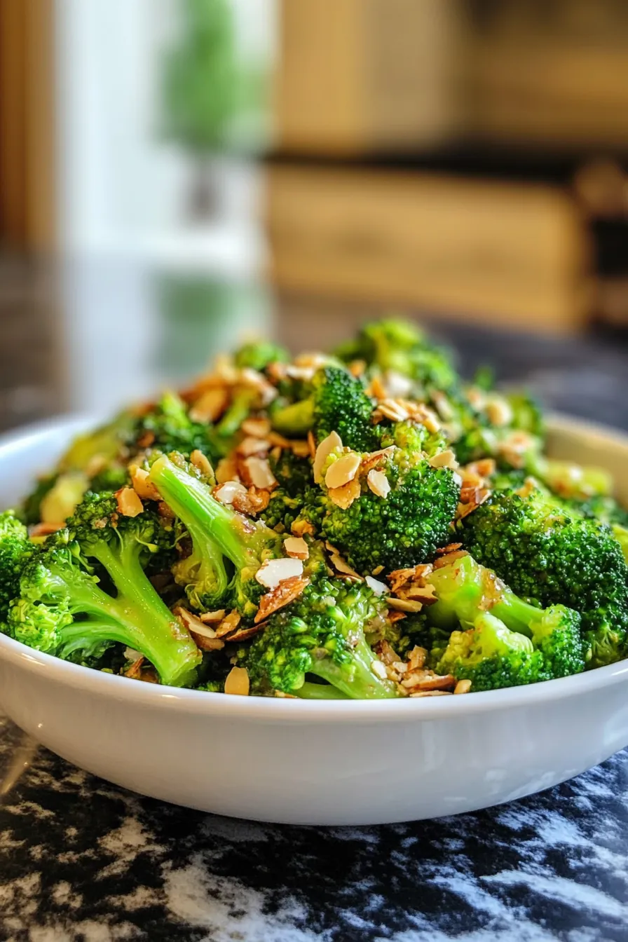 Quick and Easy Broccoli Almondine Side Dish recipe photo