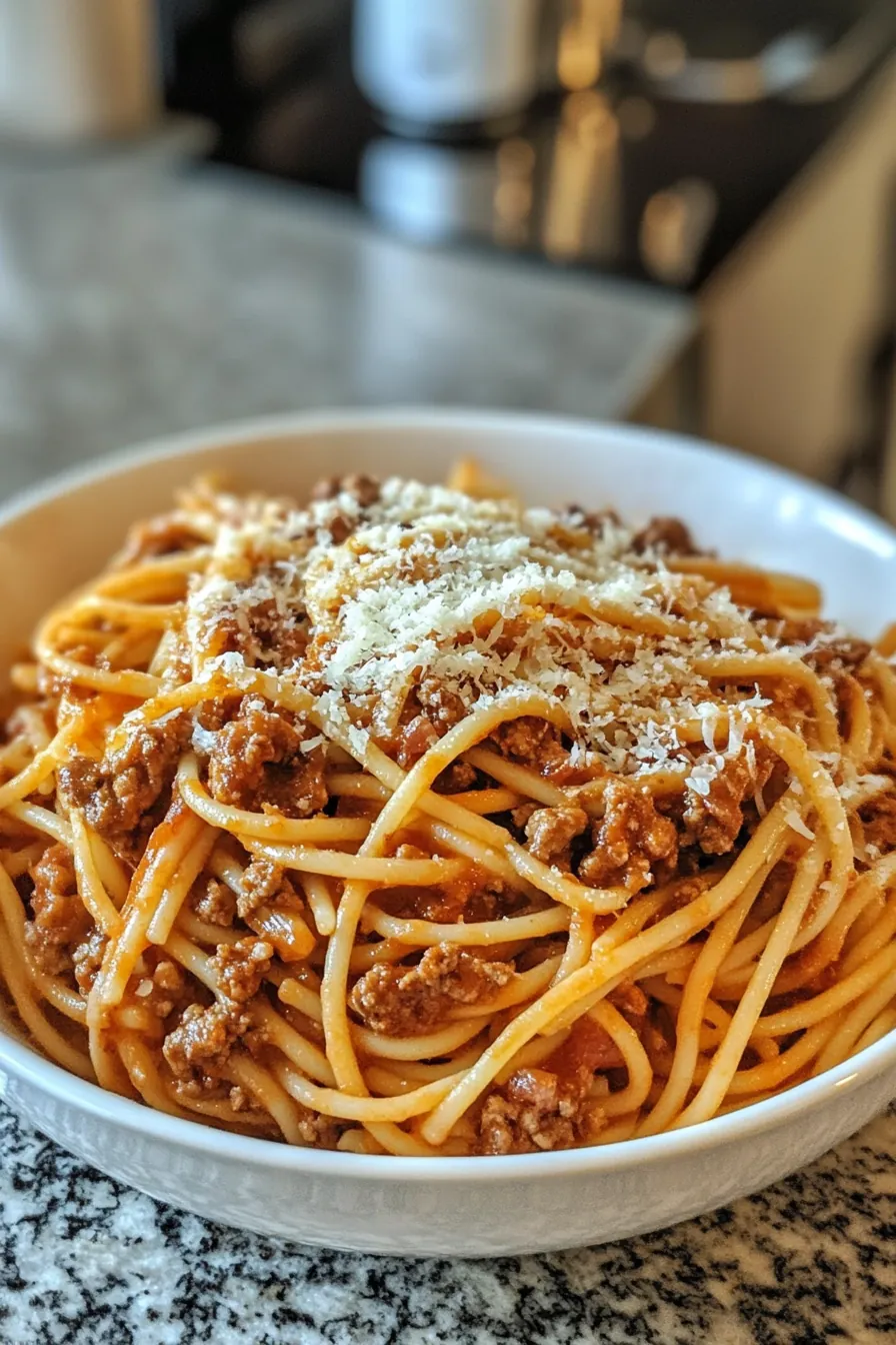 Quick and Hearty Ground Beef Pasta Delight card