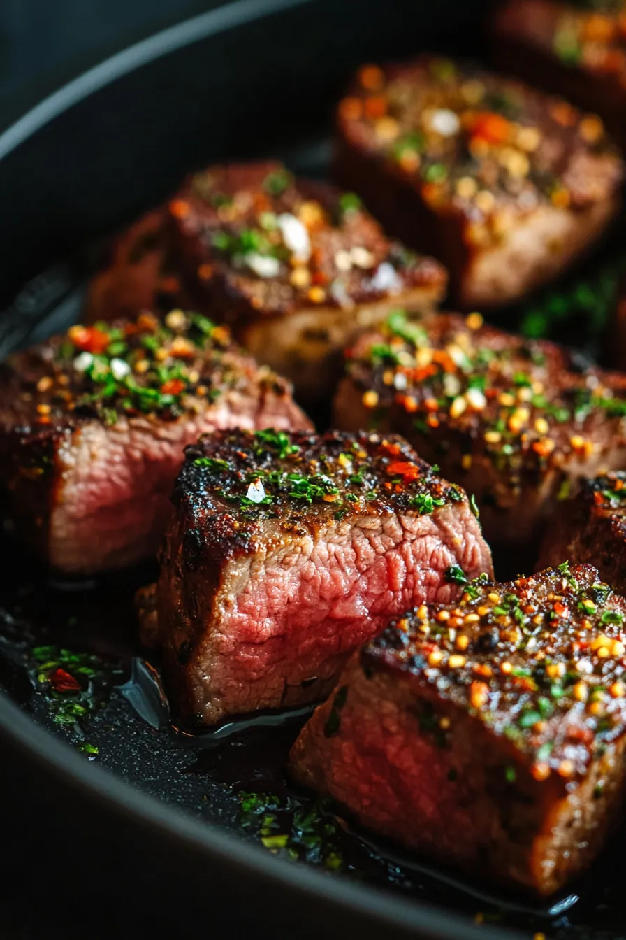 Savory Herb-Crusted Beef Medallions card