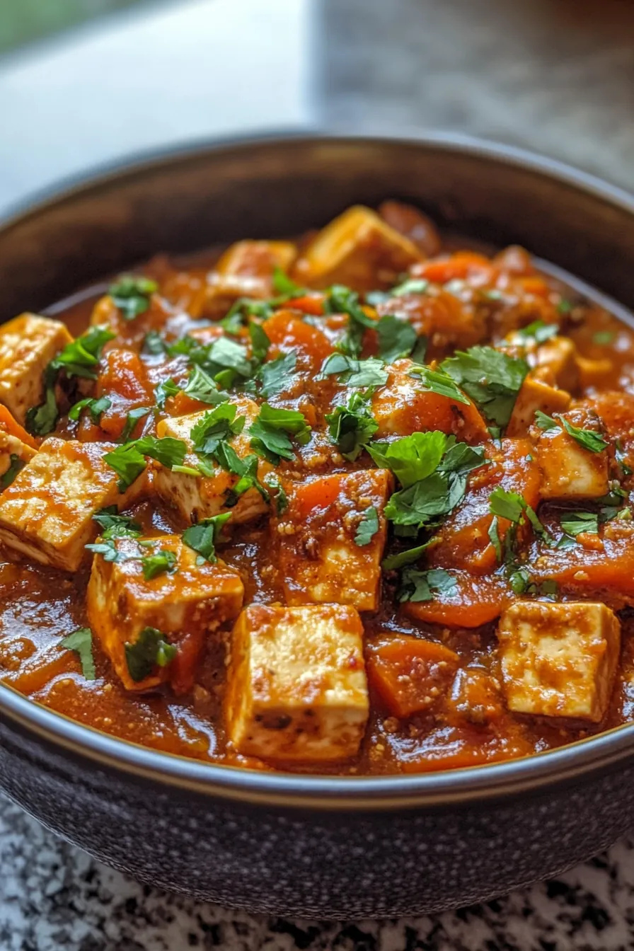 Soulful One Pot Tofu Curry for Any Season card
