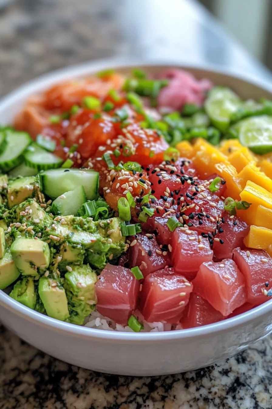 The Ultimate Fresh Tuna Poke Bowl card