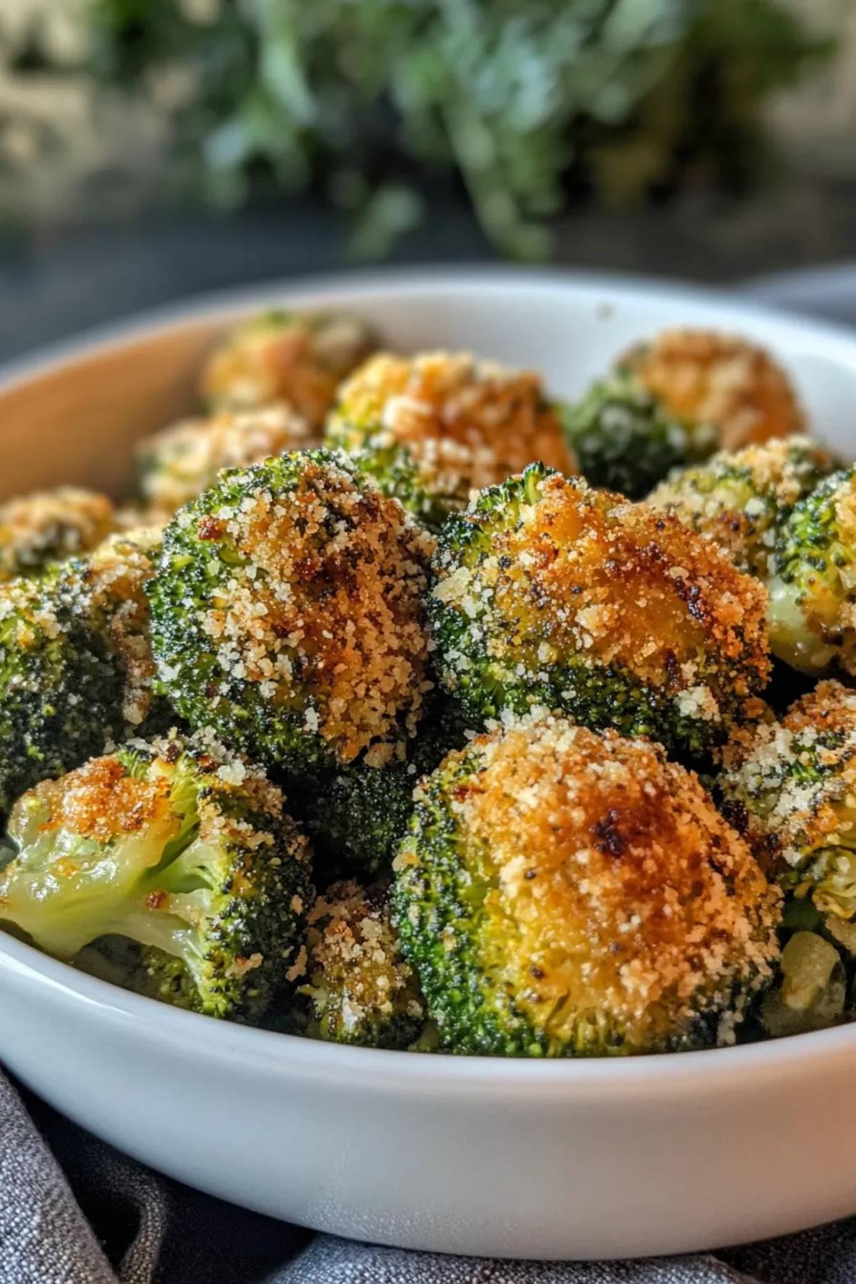 Crispy Air Fryer Broccoli Bites with Garlic and Parmesan recipe photo