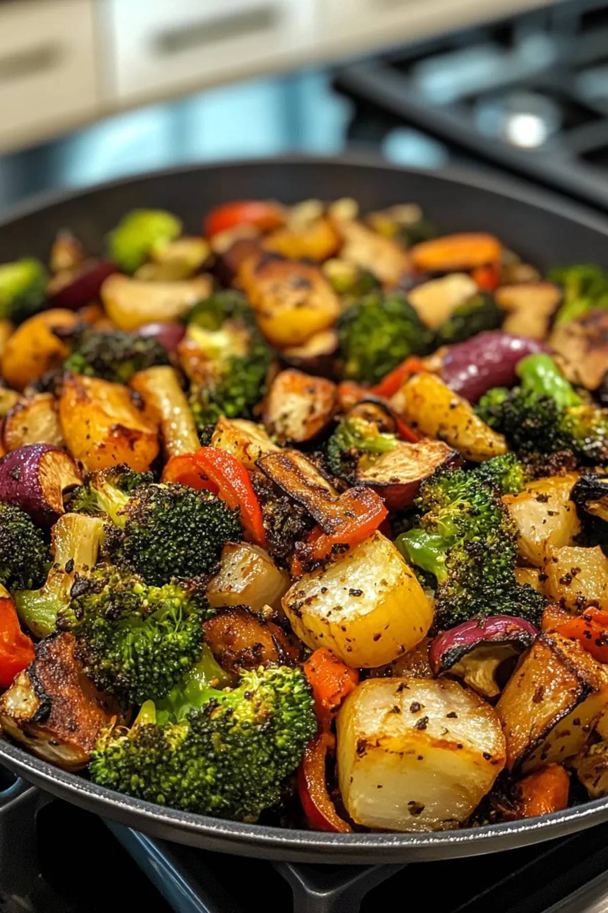 Savory Gluten Free Broccoli Dish with Roasted Vegetables recipe photo