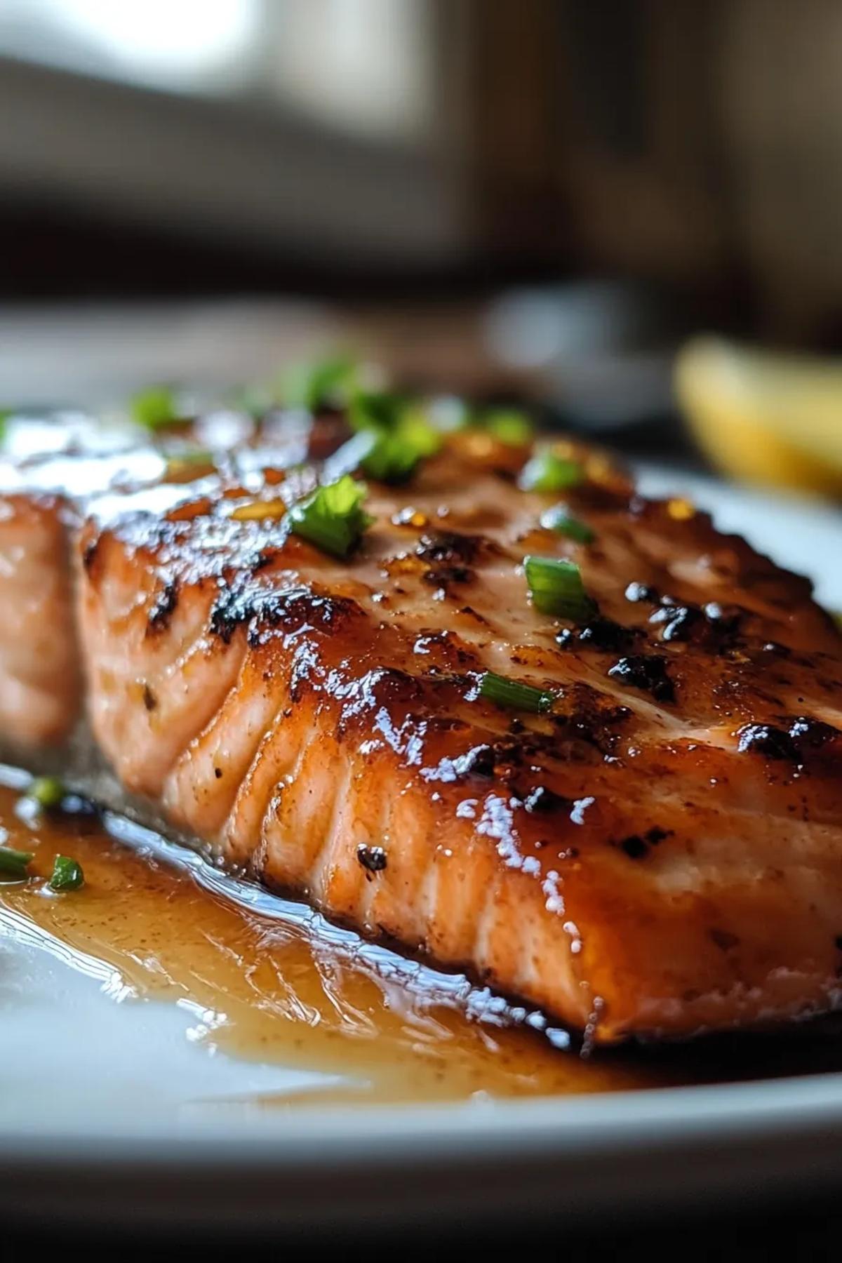Brown Sugar and Citrus Glazed Salmon