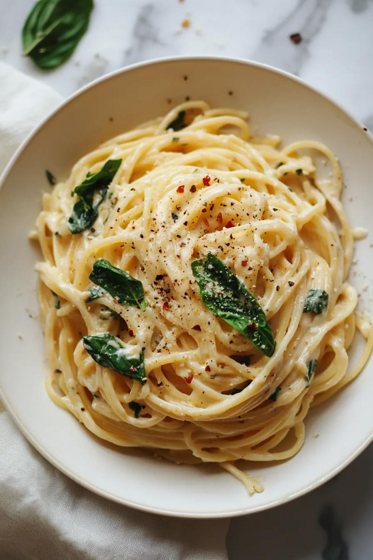 Creamy One Pot Miso Mascarpone Pasta