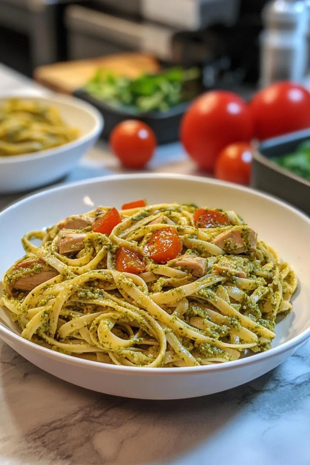 Effortless Tuna Pesto Pasta for Quick Comfort