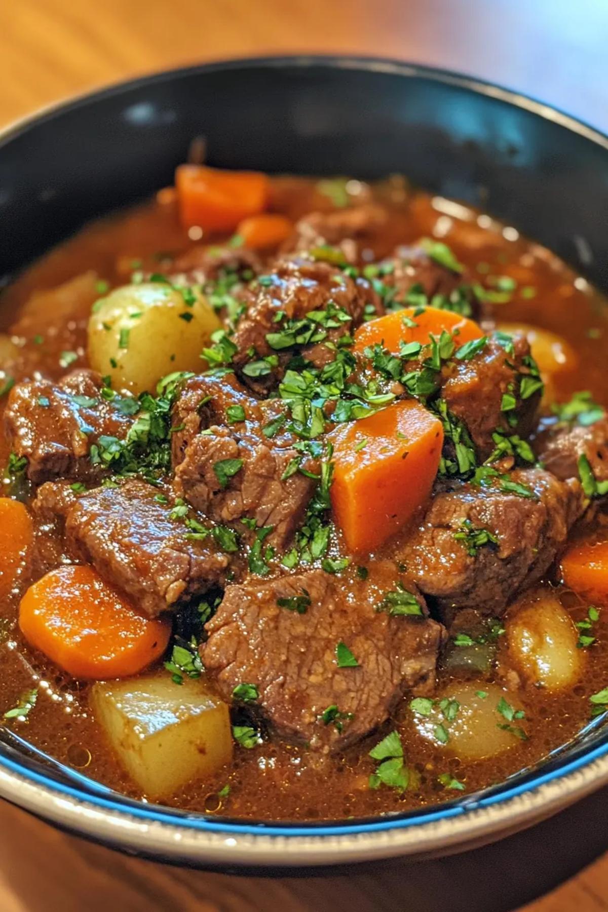 One-Pot Beef Stew with a Touch of Surprise