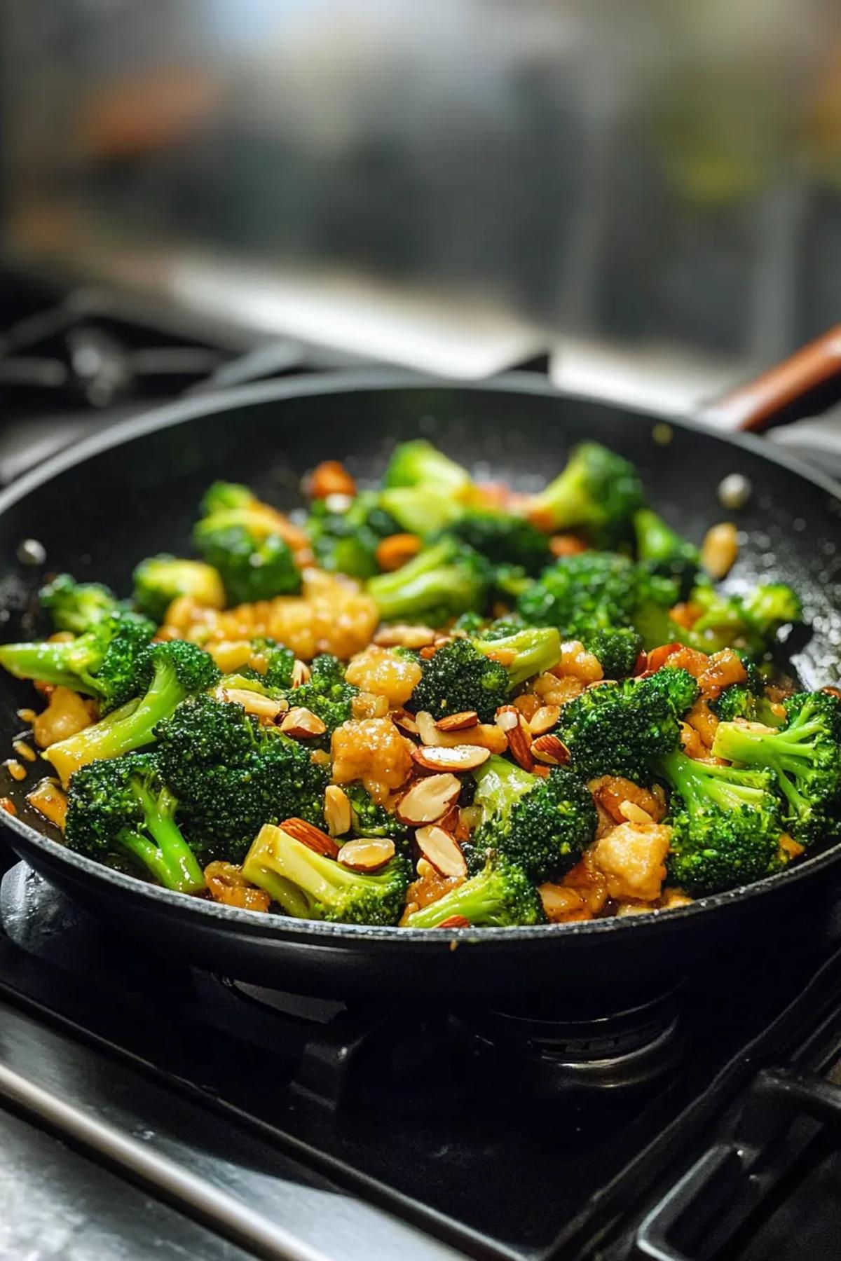 Quick and Easy Broccoli Stir-Fry with Almonds