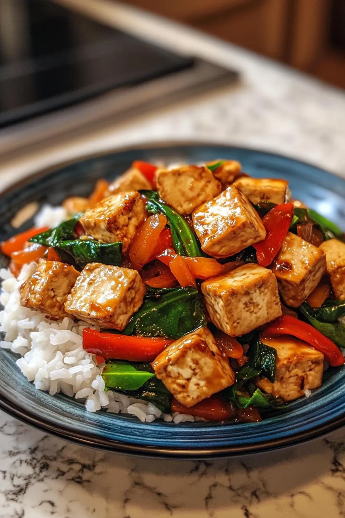 Quick and Easy High Protein Tofu Stir Fry