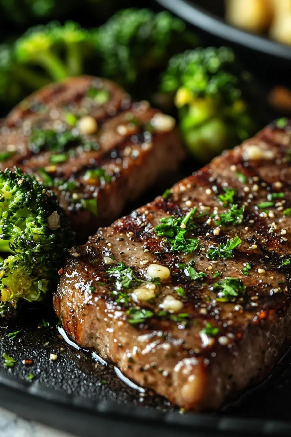 Savory Garlic-Parmesan Broccoli for Steak