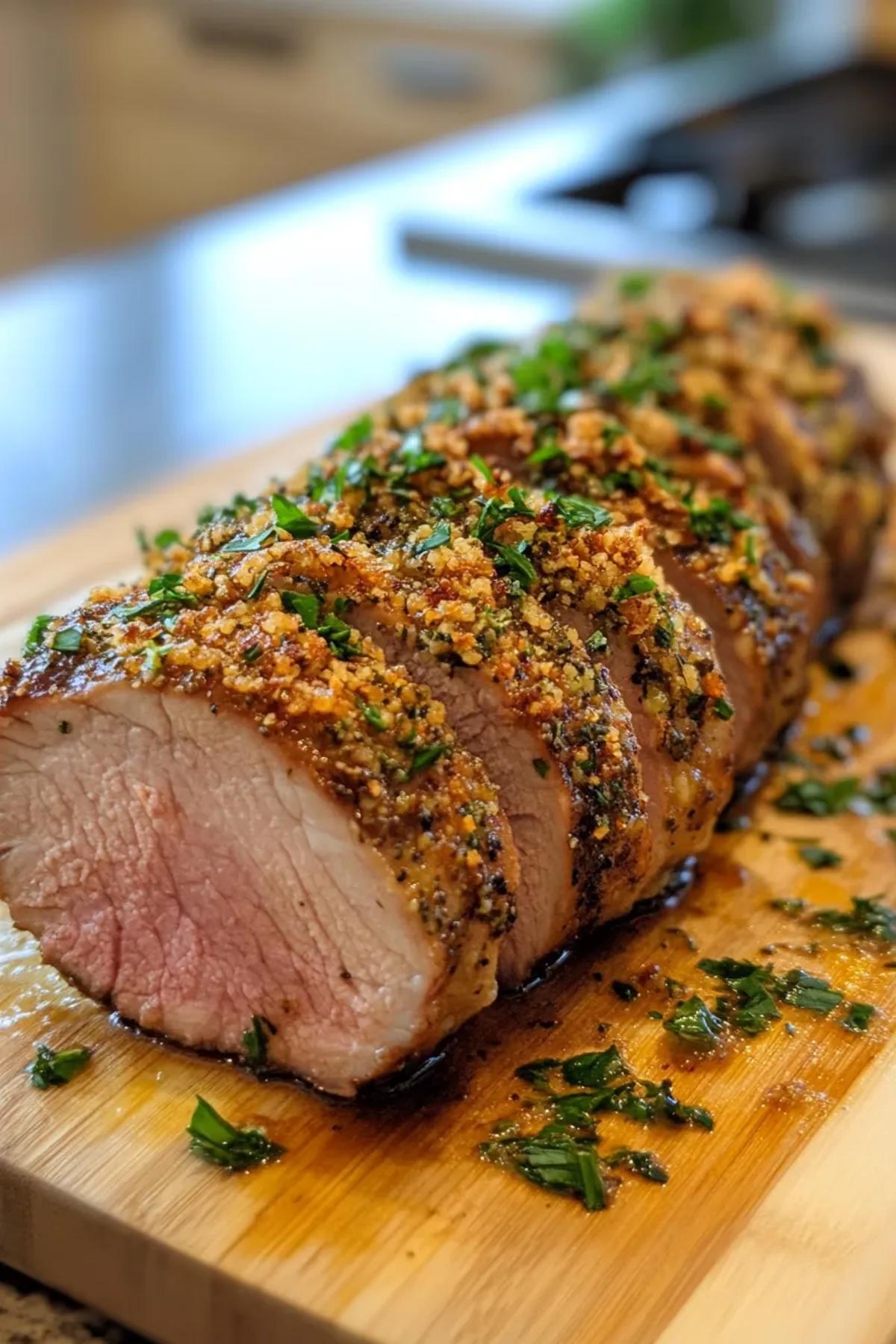 Succulent Herb-Crusted Pork Tenderloin