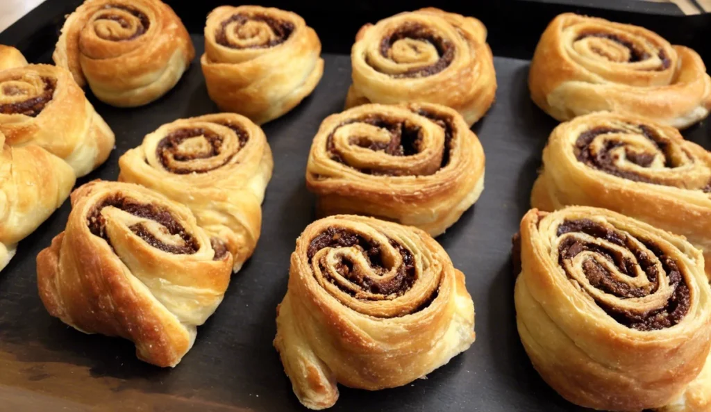 A delicious plate of Rugelach (Jewish Pastry Rolls)