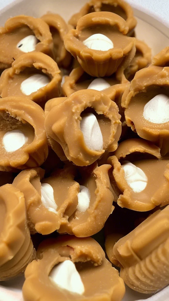 Beautifully plated Peanut Butter Blossoms