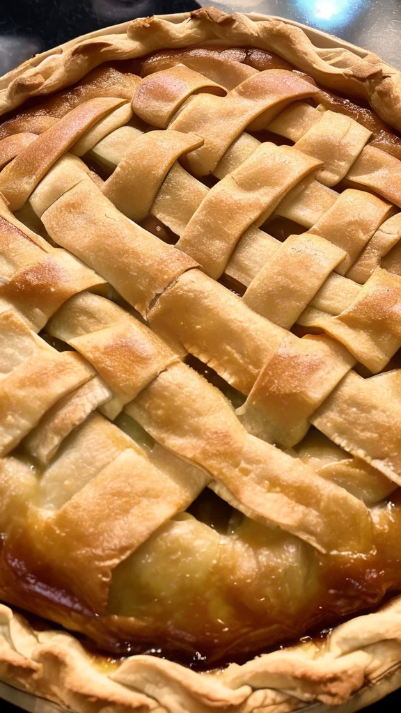 Close-up of delicious Apple Pie