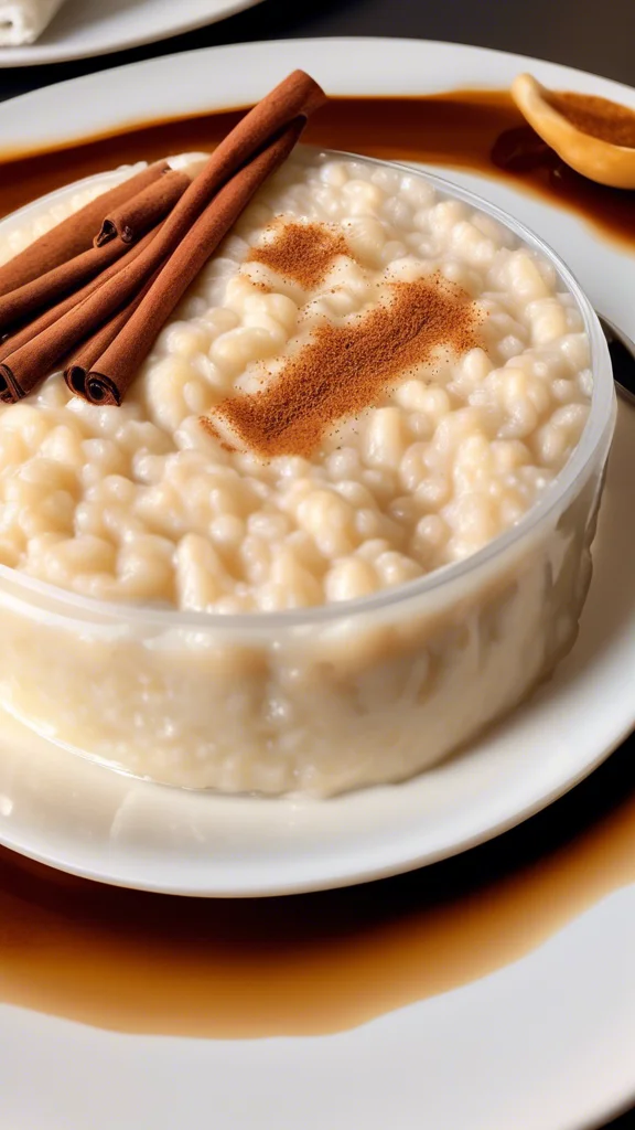 Step-by-step making Rice Pudding with Cinnamon