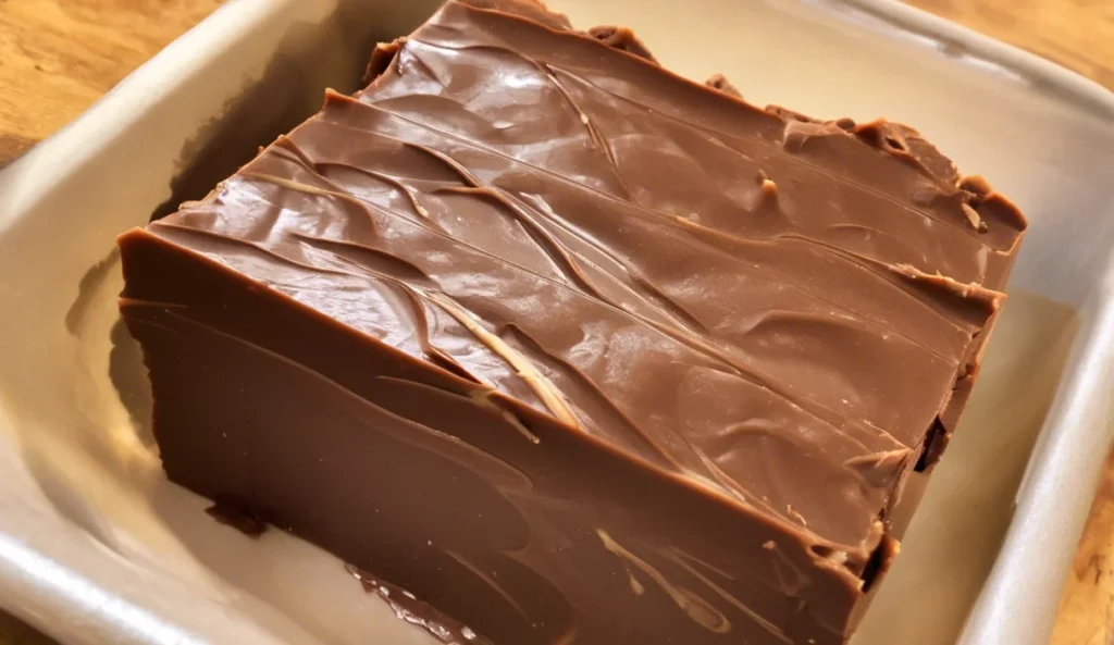 A delicious plate of Chocolate Peanut Butter Fudge
