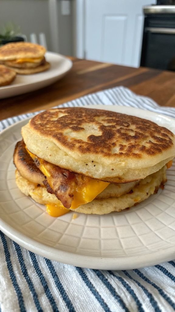 Step-by-step making Homemade McGriddle