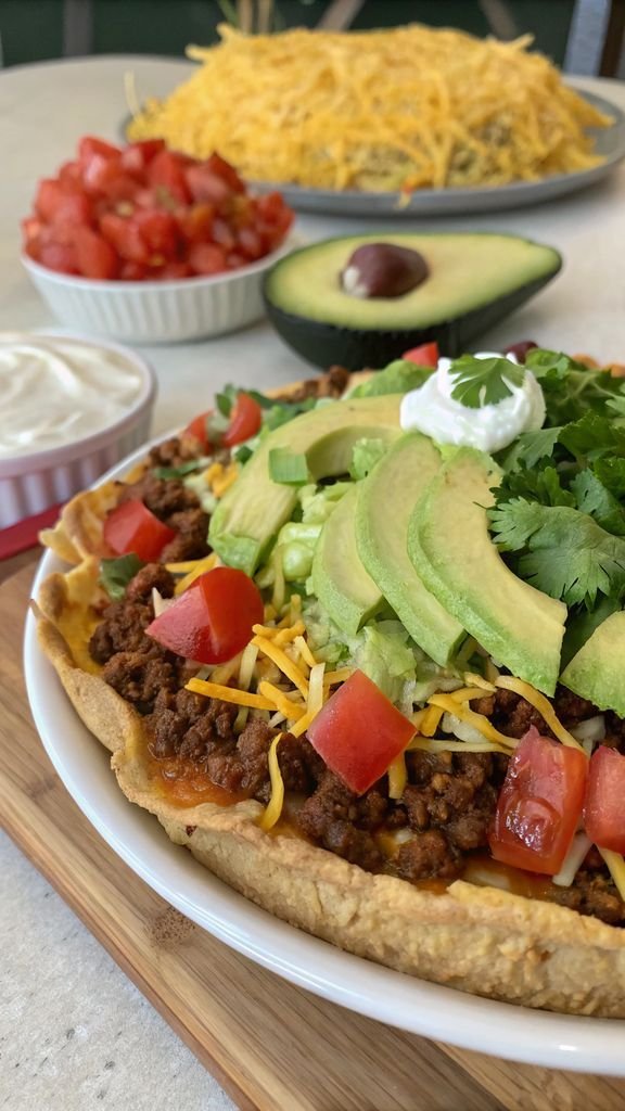 A delicious plate of Taco Pie