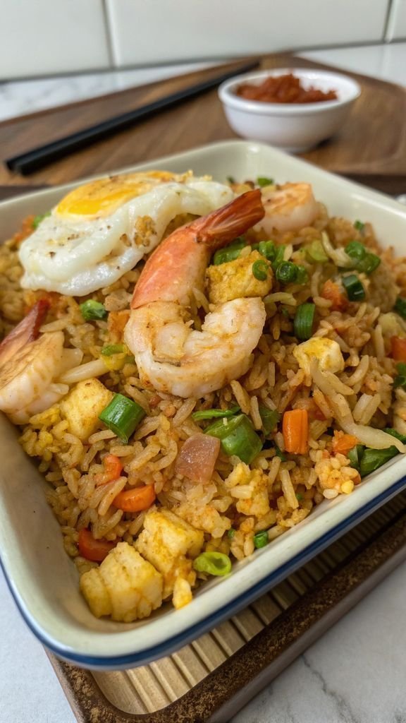 A delicious plate of American Fried Rice