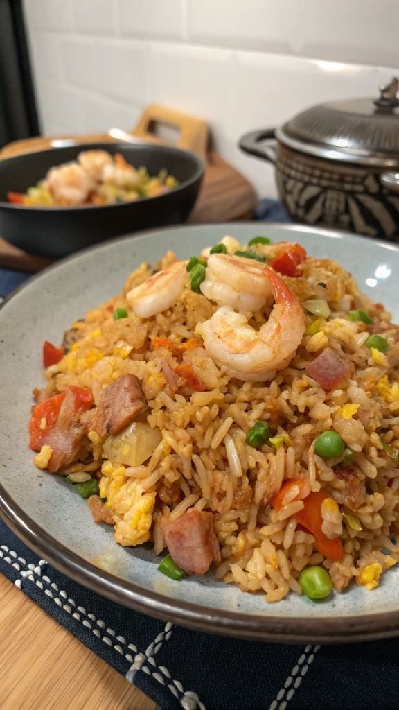 A delicious plate of American Fried Rice