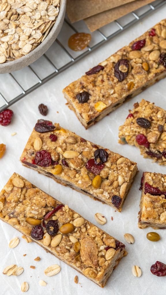 Step-by-step making Nut-Free Muesli Bars