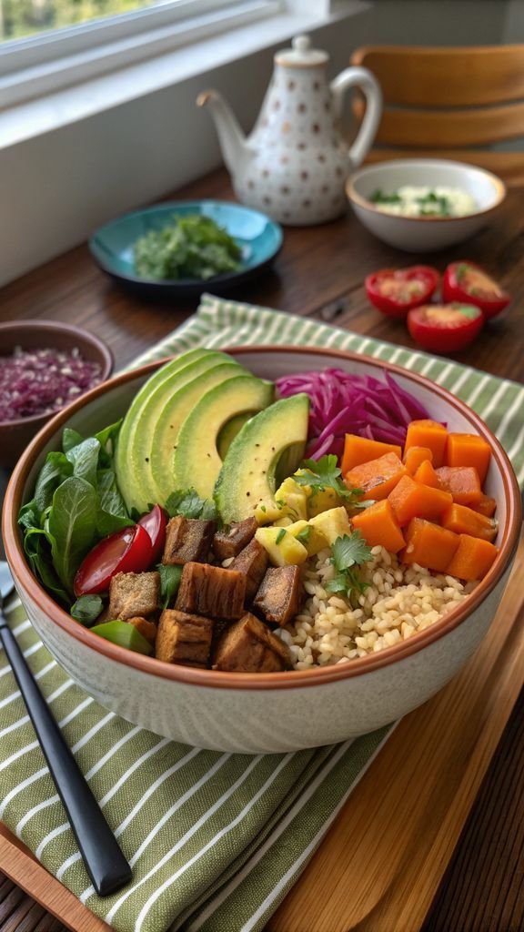 A delicious plate of Best Buddha Bowl