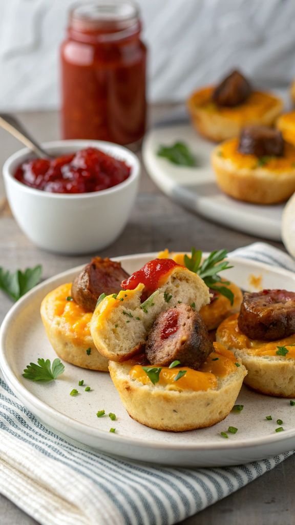 Step-by-step making Easy Pepper Jelly Sausage Breakfast Bites