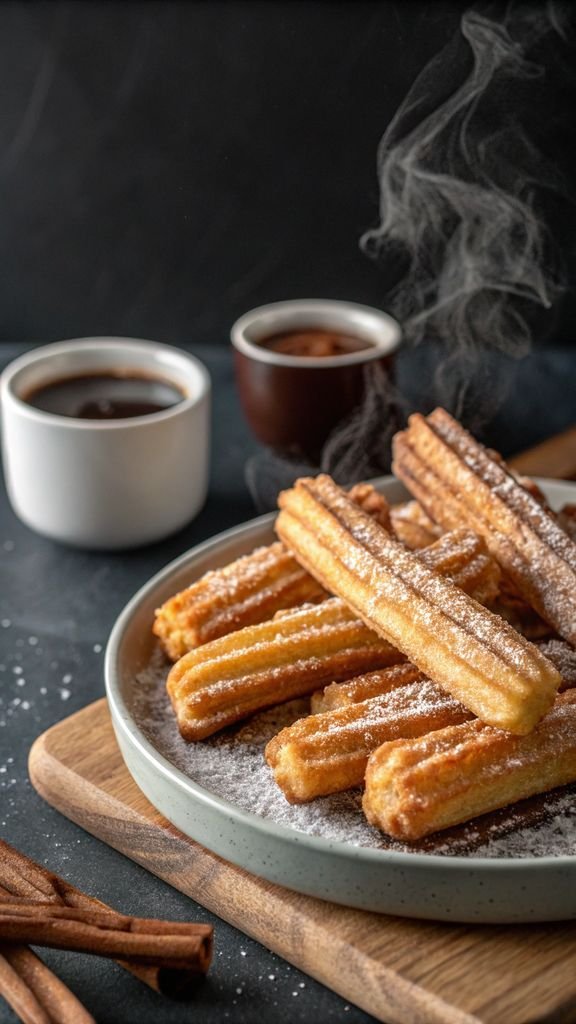A delicious plate of Churros