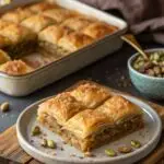 A delicious plate of Baklava