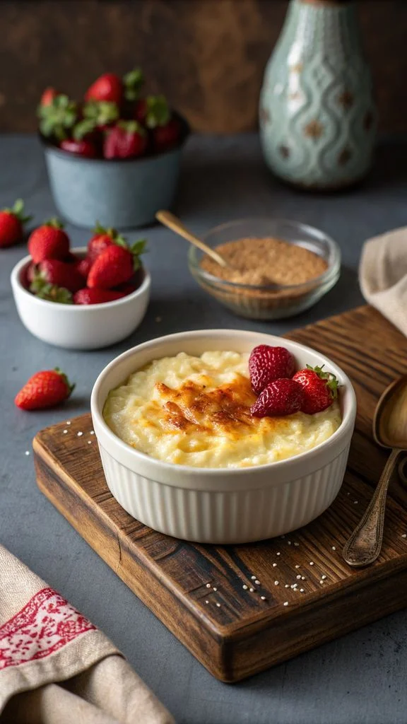 Step-by-step making Rice Pudding