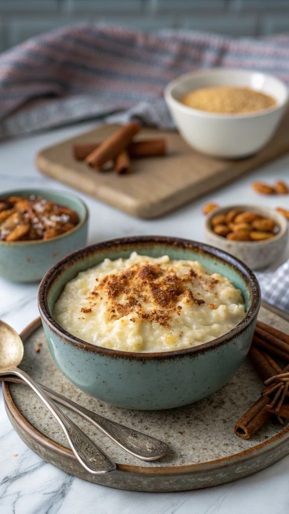 A delicious plate of Rice Pudding