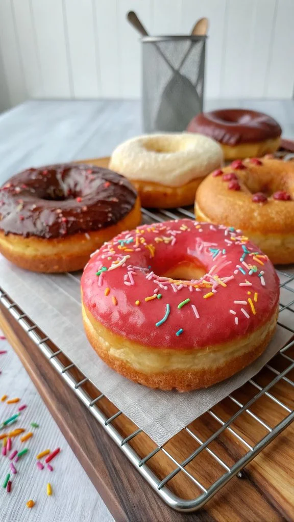 Step-by-step making Donuts