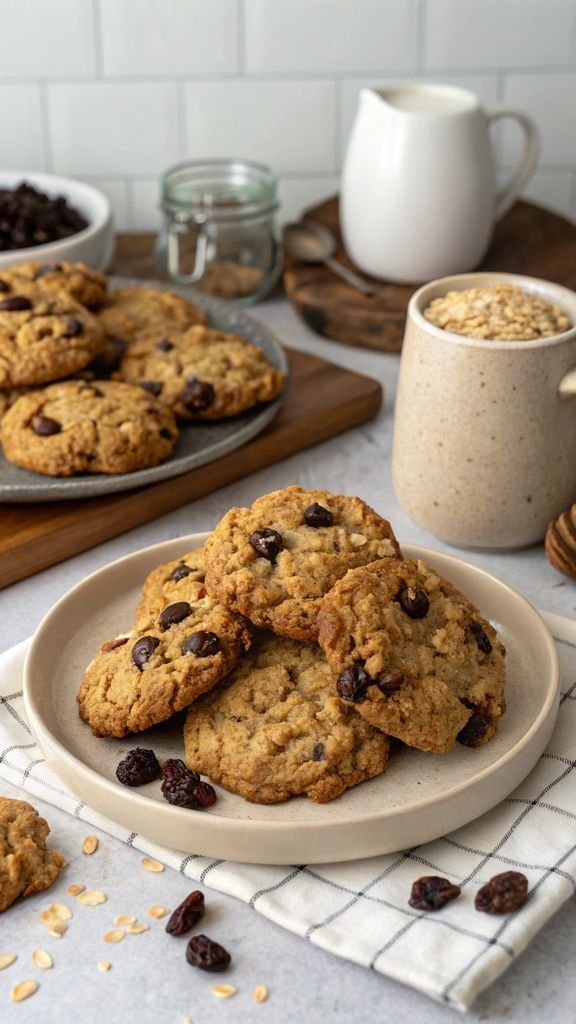 Step-by-step making Oatmeal Raisin Cookies