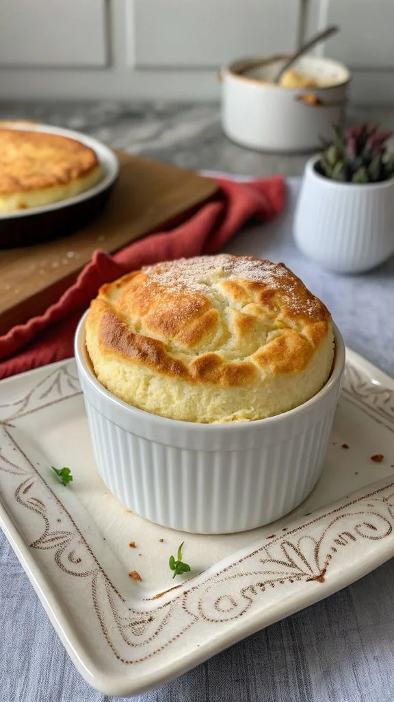 A delicious plate of Soufflé